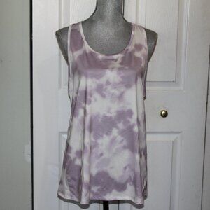 Danskin Purple Tie Dye Tank Top
